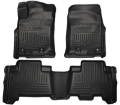 Picture of Husky Liners 2013 Toyota 4Runner WeatherBeater Black Front & 2nd Seat Floor Liners