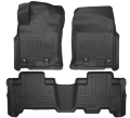 Picture of Husky Liners 2013 Toyota 4Runner WeatherBeater Black Front & 2nd Seat Floor Liners