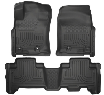 Picture of Husky Liners 2013 Toyota 4Runner WeatherBeater Black Front & 2nd Seat Floor Liners