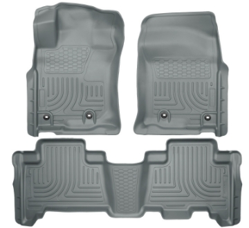 Picture of Husky Liners 2013 Toyota 4Runner WeatherBeater Grey Front & 2nd Seat Floor Liners