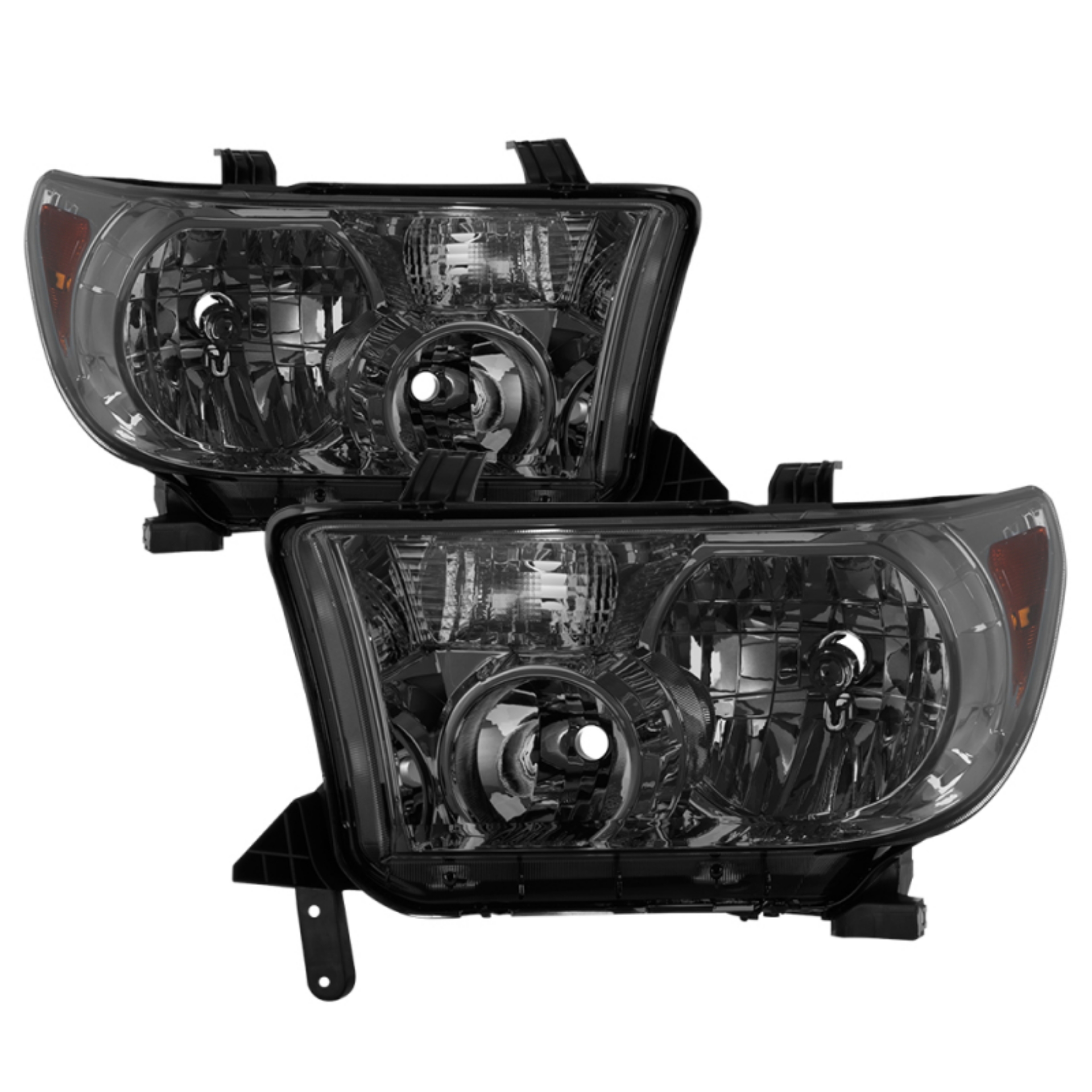 Picture of xTune Toyota Tundra 07-13 - Toyota Sequoia 08-13 OEM Style Headlights Smoked HD-JH-TTU07-AM-SM