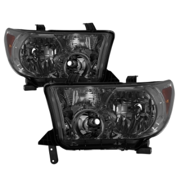 Picture of xTune Toyota Tundra 07-13 - Toyota Sequoia 08-13 OEM Style Headlights Smoked HD-JH-TTU07-AM-SM
