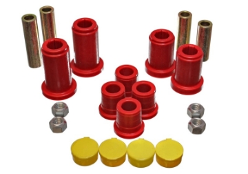 Picture of Energy Suspension 98-99 Tahoe-Yukon-Denali - 98-95 K5 Blazer 4WD Red Front End C-A Bushing Set