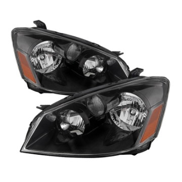 Picture of xTune Nissan Altima 05-06 Halogen Model Only OEM Style Headlights Black HD-JH-NA05-OE-BK