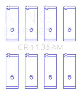 Picture of King Engine Bearings 85-01 Toyota 5SFE L4 DOHC 16 Valves Size +0-25 Rod Bearing Set