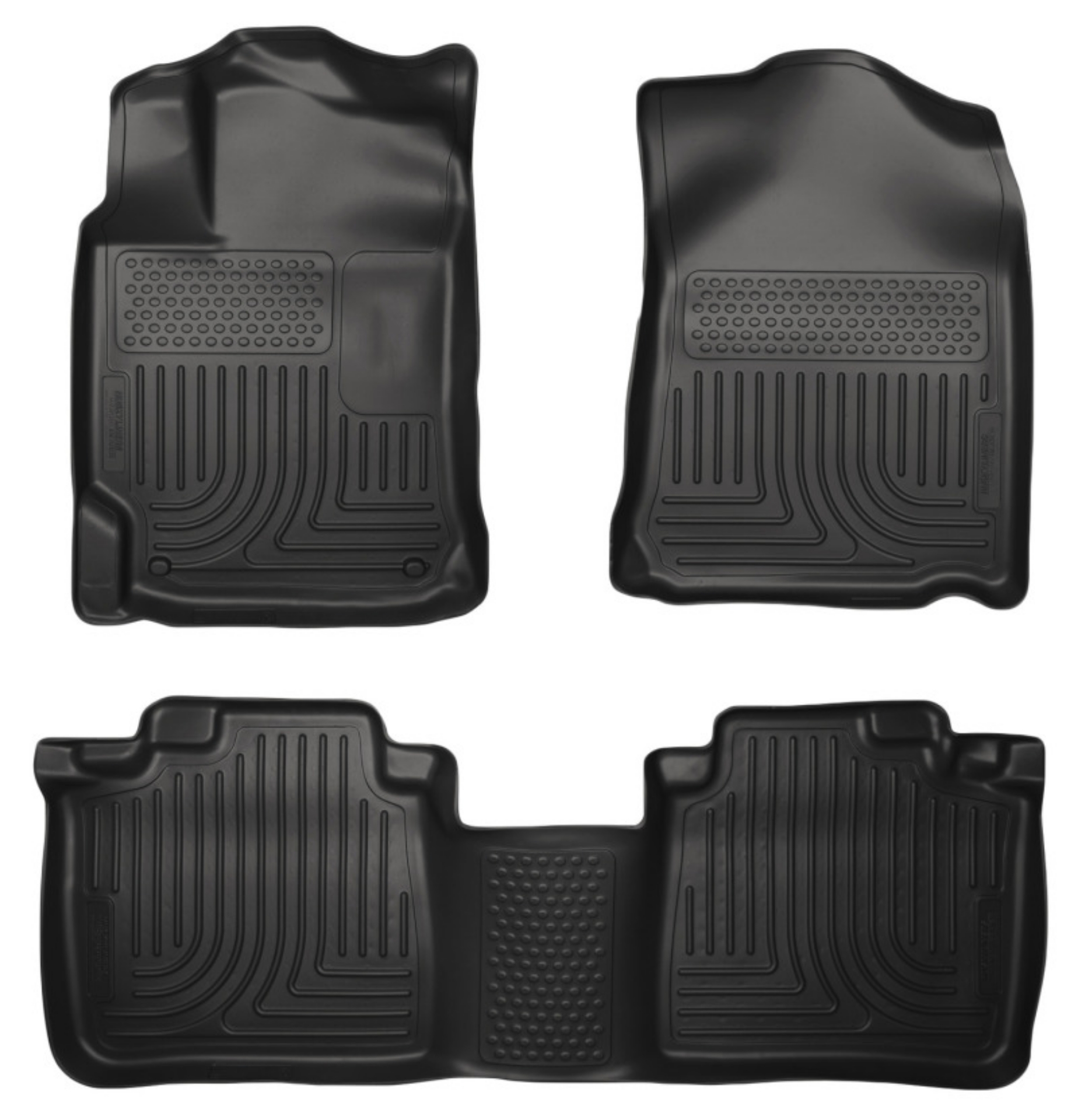 Picture of Husky Liners 10-13 Lexus RX350-RX450h WeatherBeater Black Front & 2nd Seat Floor Liners