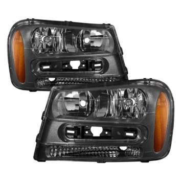 Picture of xTune Chevy Trailblazer 02-09 Crystal Headlights Black HD-JH-CTB02-AM-BK