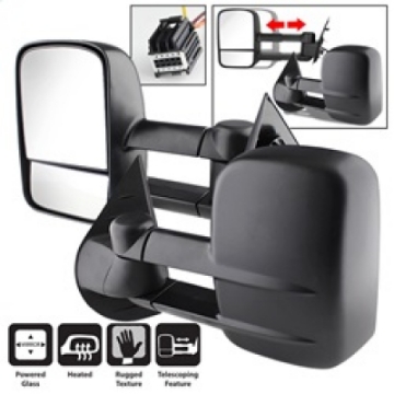 Picture of xTune Chevy Silverado 07-12 L&R Manual Extendable Power Heated Adjust Mirror MIR-CSIL07-PW-SET