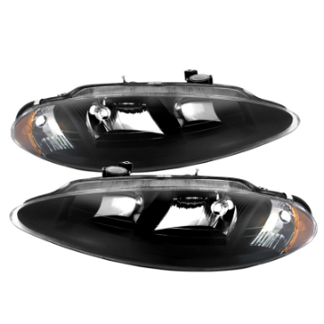 Picture of Xtune Dodge Intrepid 98-04 Crystal Headlights Black HD-JH-DIN98-AM-BK