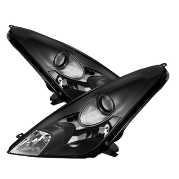 Picture of xTune Toyota Celica 00-05 Crystal Headlights Halogen Model Only Black HD-JH-TCE00-BK