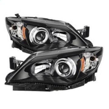 Picture of Xtune Subaru Impreza Wrx 08-14 Halogen Models Only Headlights Black HD-JH-SI08-AM-BK