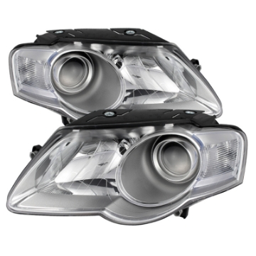 Picture of xTune Volkswagen Passat 06-10 Halogen Only Projector Headlights Chrome HD-JH-VWPAT06-C