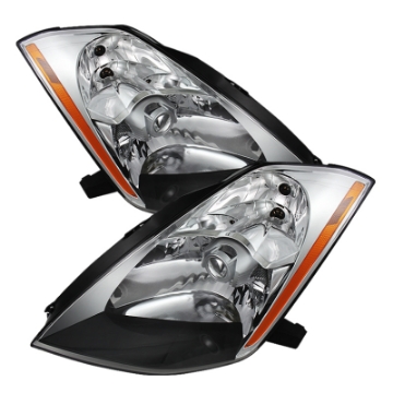 Picture of xTune Nissan 350Z 03-05 Hid Model Only Crystal Headlights Chrome HD-JH-N350Z-HID-C