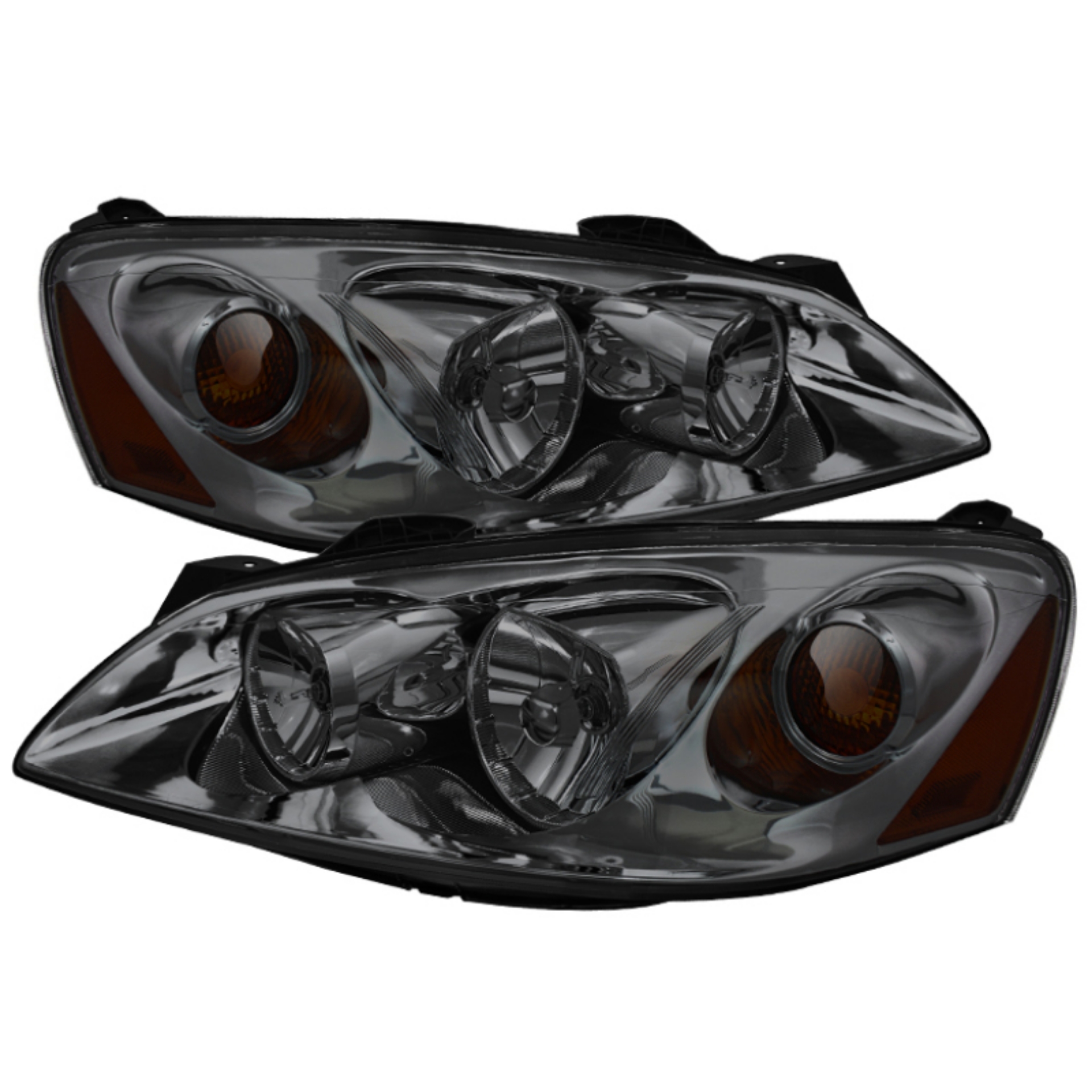 Picture of xTune Pontiac G6 05-10 09-10 Fit w-Amber Turn Signal Crystal Headlights Smoke HD-JH-PG605-AM-SM
