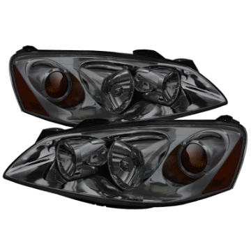 Picture of xTune Pontiac G6 05-10 09-10 Fit w-Amber Turn Signal Crystal Headlights Smoke HD-JH-PG605-AM-SM