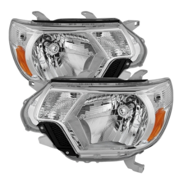 Picture of xTune Toyota Tacoma 2012-2015 OEM Style Headlights Chrome HD-JH-TTA12-AM-C