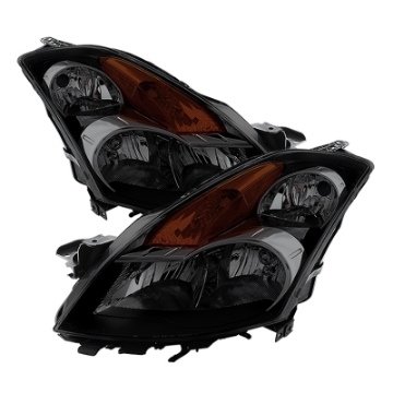 Picture of xTune Nissan Altima 07-09 Sedan OEM Style Headlights Halogen Only Black Smoked HD-JH-NA07-AM-BSM