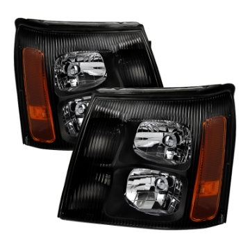 Picture of xTune Cadillac Escalade Hid Model Only 2003-2006 OEM Style Headlights Black HD-JH-CAES03-HID-BK
