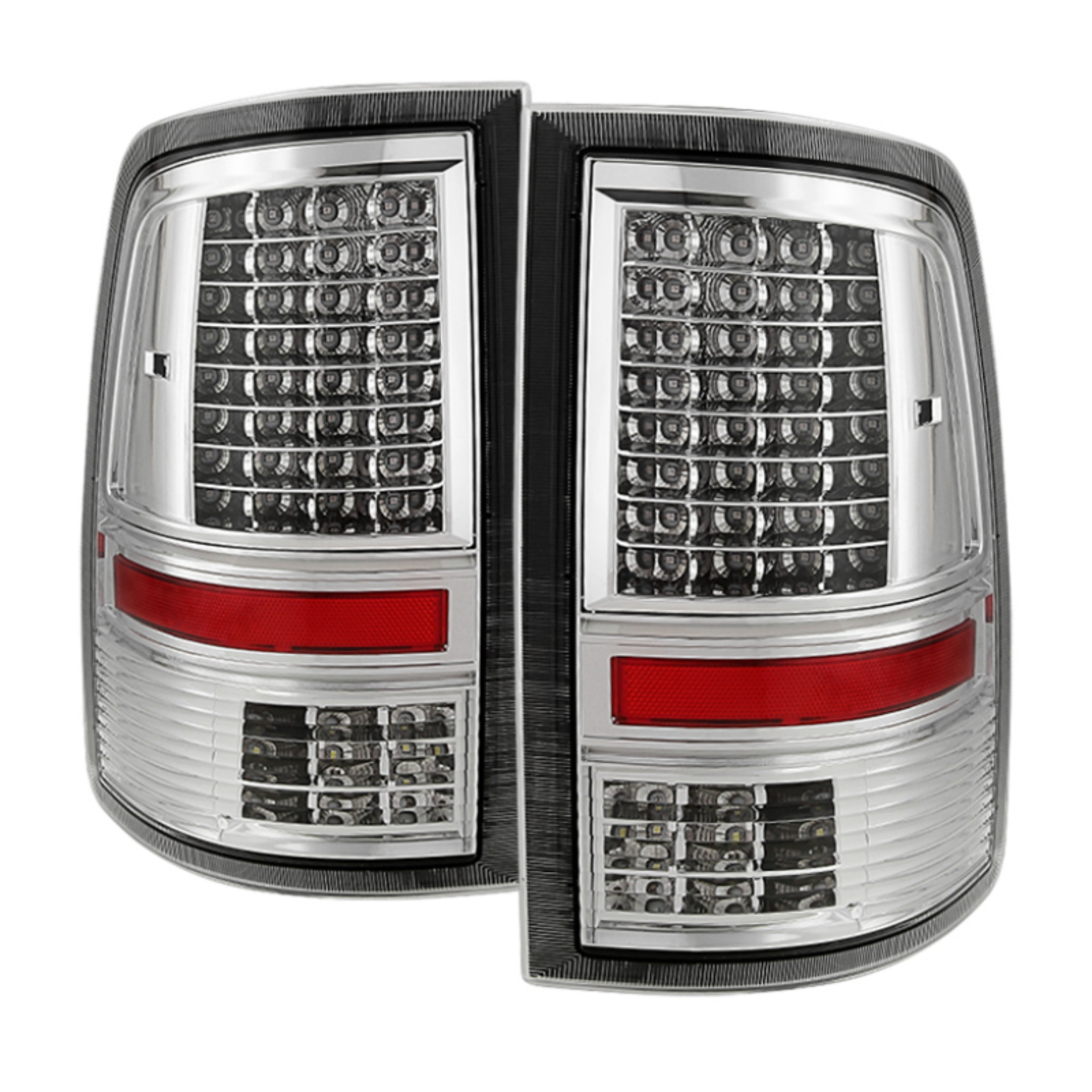 Picture of xTune Dodge Ram 1500 09-14 LED Tail Lights Incandescent Model Only Chrome ALT-JH-DR09-LED-G2-C