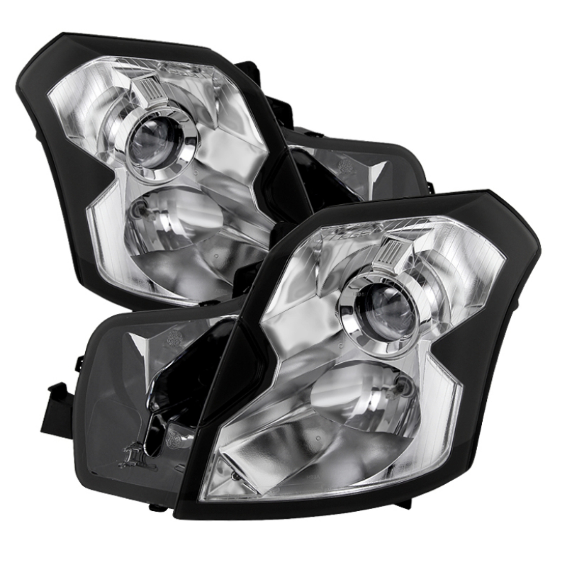 Picture of xTune Cadillac Cts 03-07 Crystal Headlights Halogen Model Only Chrome HD-JH-CCTS03-C