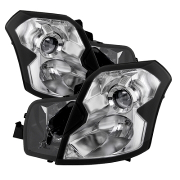 Picture of xTune Cadillac Cts 03-07 Crystal Headlights Halogen Model Only Chrome HD-JH-CCTS03-C