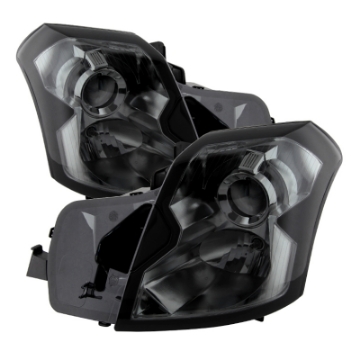 Picture of xTune Cadillac Cts 03-07 Crystal Headlights Halogen Model Only Smoke HD-JH-CCTS03-SM