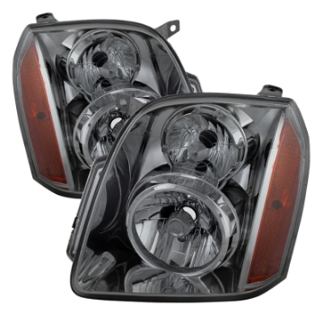 Picture of Xtune GMC Yukon-Yukon Xl 07-14 Crystal Headlights Smoke HD-JH-GMCY07-AM-SM