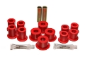 Picture of Energy Suspension 89-94 Toyota Pick Up 2WD Exc T-100-Tundra Red Rear Leaf Spring Bushing Set