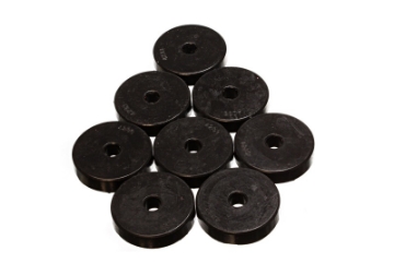 Picture of Energy Suspension Polyurethane Pad Set - 2 9-32in OD x 7-16in Hole ID x 1-2in Height - Round Black