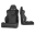 Picture of Xtune Srt Style Racing Seat Pu Double Slider Black-Black Passenger Side RST-SRT-01-BK-PA