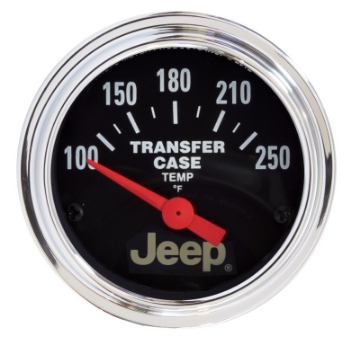 Picture of Autometer Jeep 52-4mm Short Sweep Electronic 100-250 Def F Transfer Case Temperature Gauge