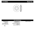 Picture of StopTech 94-04 Ford Mustang exc Cobra & Bullitt Front Left Slotted & Drilled Rotor