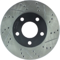 Picture of StopTech 94-04 Ford Mustang exc Cobra & Bullitt Front Left Slotted & Drilled Rotor