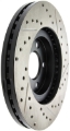 Picture of StopTech 03-09 Chrysler PT Cruiser Tur - 03-05 Dodge Neon SRT-4 Front Right Slotted & Drilled Rotor