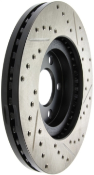Picture of StopTech 03-09 Chrysler PT Cruiser Tur - 03-05 Dodge Neon SRT-4 Front Right Slotted & Drilled Rotor