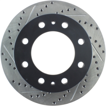 Picture of StopTech 01-09 Chevrolet Silverado 2500HD 3500 Front Right Slotted & Drilled Rotor
