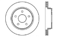 Picture of StopTech 04-06 Dodge Durango - 02-10 Ram 1500 exc Mega Cab Front Right Slotted & Drilled Rotor