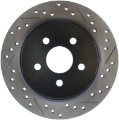 Picture of StopTech 03-09 Chrysler PT Cruiser Tur - 03-05 Dodge Neon SRT-4 Rear Left Slotted & Drilled Rotor