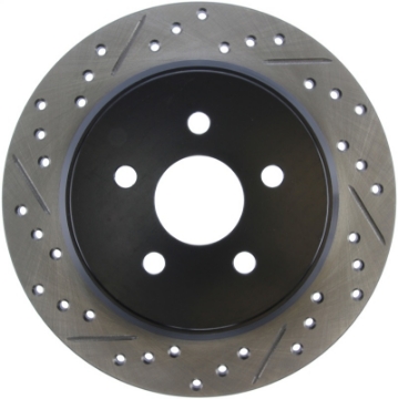 Picture of StopTech 03-09 Chrysler PT Cruiser Tur - 03-05 Dodge Neon SRT-4 Rear Right Slotted & Drilled Rotor