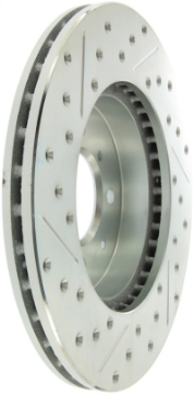 Picture of StopTech Select Sport 90-01 Acura Integra exc- Type R Slotted and Drilled Left Front Rotor