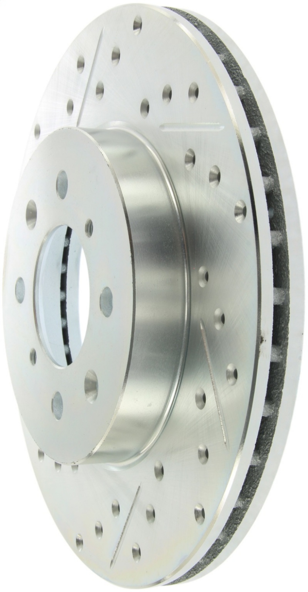 Picture of StopTech Select Sport 90-01 Acura Integra exc- Type R Slotted and Drilled Right Front Rotor