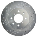 Picture of StopTech Select Sport 90-01 Acura Integra exc- Type R Slotted and Drilled Right Front Rotor