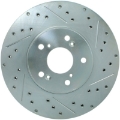 Picture of StopTech Select Sport 99-08 Acura TL STD Caliper - 01-03 CL Slotted and Drilled Left Front Rotor