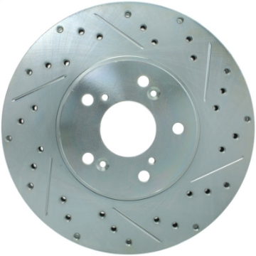 Picture of StopTech Select Sport 99-08 Acura TL STD Caliper - 01-03 CL Slotted and Drilled Left Front Rotor
