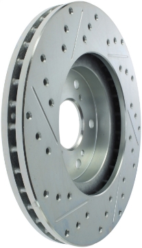 Picture of StopTech Select Sport 99-08 Acura TL STD Caliper - 01-03 CL Slotted and Drilled Left Front Rotor
