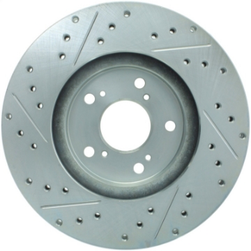 Picture of StopTech Select Sport 99-08 Acura TL STD Caliper - 01-03 CL Slotted and Drilled Left Front Rotor