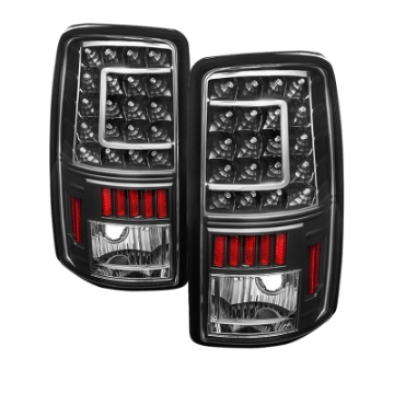 Picture of xTune GMC Yukon Denali-Denali Xl 01-06 Version 2 C Shape LED Tail Lights Black ALT-ON-CD00-G2-LED-BK