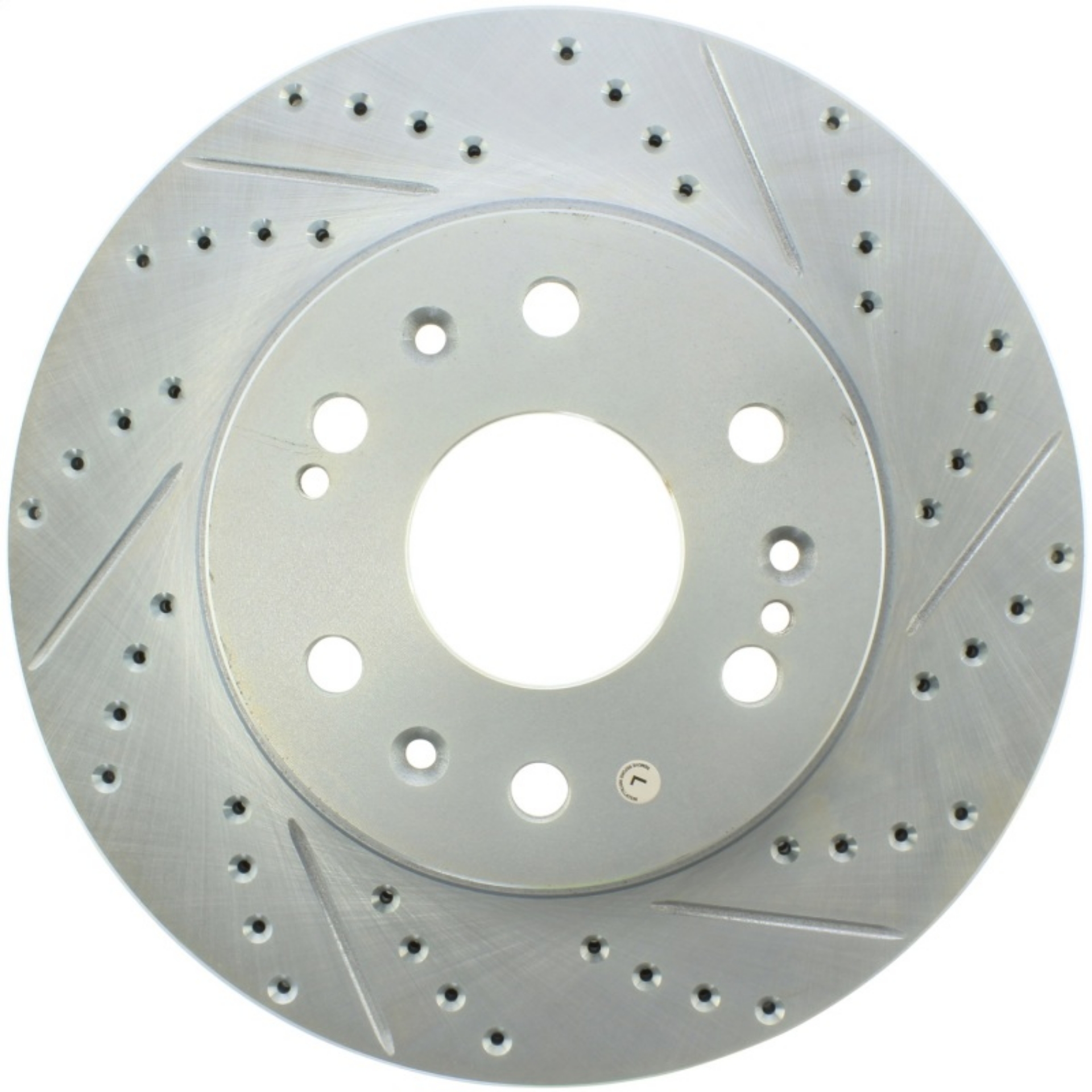 Picture of StopTech Select Sport 07-11 GM Silverado 1500 Slotted and Drilled Left Front Rotor