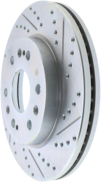 Picture of StopTech Select Sport 07-11 GM Silverado 1500 Slotted and Drilled Left Front Rotor