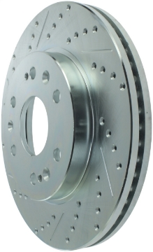 Picture of StopTech Select Sport 07-11 GM Silverado 1500 Slotted and Drilled Right Front Rotor